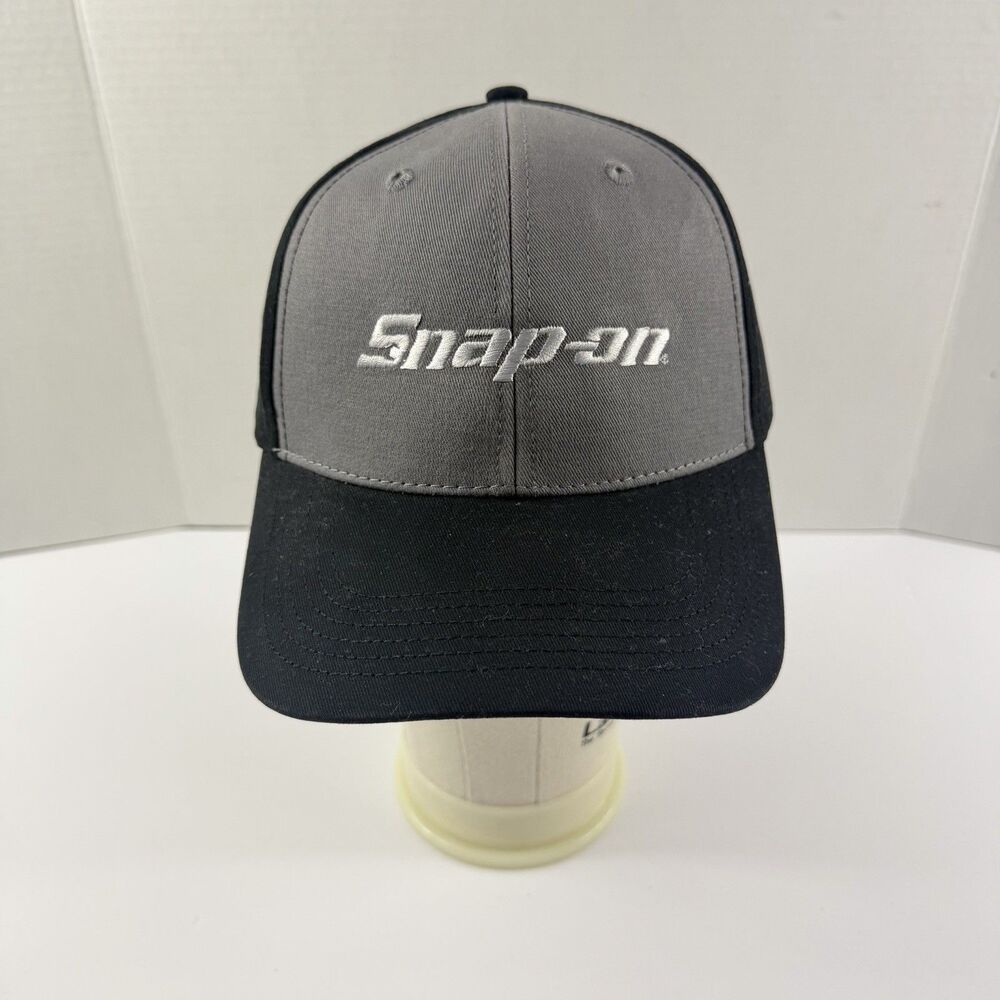 Snap-on Tools Trucker Hat Black Grey Mesh Snapback Cap Wild Impact Promotions